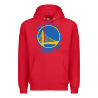 Red Golden state Premium Hoodie - linhVisuals