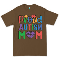 Cacao Proud Autism Mom Premium Tee - CowhideDigitalArt