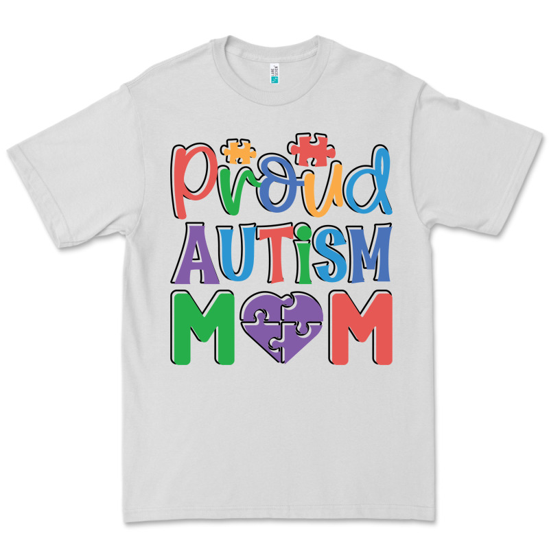 Proud Autism Mom Premium Tee by CowhideDigitalArt | Teevron