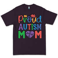 Plum Proud Autism Mom Premium Tee - CowhideDigitalArt