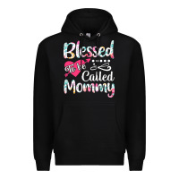 Black blessed to be called mommy t  shirt blessed to be called mommy lovely Premium Hoodie - linhVisuals