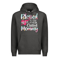 Charcoal Heather blessed to be called mommy t  shirt blessed to be called mommy lovely Premium Hoodie - linhVisuals