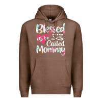 Chestnut blessed to be called mommy t  shirt blessed to be called mommy lovely Premium Hoodie - linhVisuals