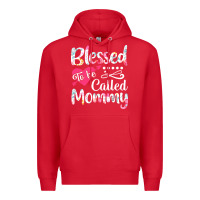 Red blessed to be called mommy t  shirt blessed to be called mommy lovely Premium Hoodie - linhVisuals