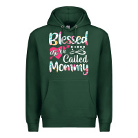 Sports Green blessed to be called mommy t  shirt blessed to be called mommy lovely Premium Hoodie - linhVisuals