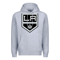 Heather Grey the LA kings Premium Hoodie - linhVisuals