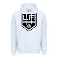White the LA kings Premium Hoodie - linhVisuals