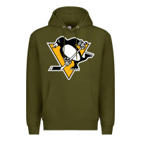 Army Green the  penguins Premium Hoodie - linhVisuals