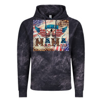 Cloud Black american mama Vintage Hoodie - BarkalooDesign