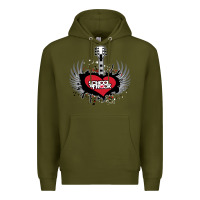 Army Green the school of rock new vector Premium Hoodie - linhVisuals