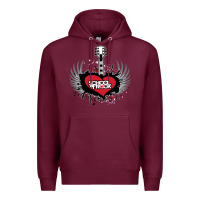 Burgundy the school of rock new vector Premium Hoodie - linhVisuals