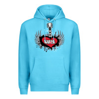 Ocean Blue the school of rock new vector Premium Hoodie - linhVisuals