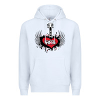 White the school of rock new vector Premium Hoodie - linhVisuals