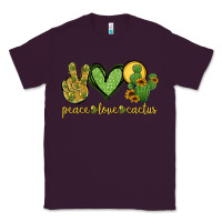 Plum peace love cactus Classic Tee - Jasminsmagicworld
