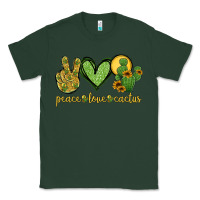 Sports Green peace love cactus Classic Tee - Jasminsmagicworld