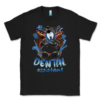 Black dental assistant messy bun Classic Tee - BarkalooDesign