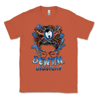 Copper dental assistant messy bun Classic Tee - BarkalooDesign