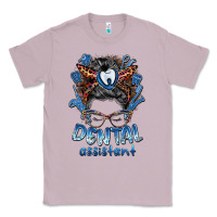 Lilac dental assistant messy bun Classic Tee - BarkalooDesign