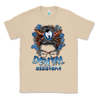 Mushroom dental assistant messy bun Classic Tee - BarkalooDesign