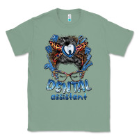 Sage dental assistant messy bun Classic Tee - BarkalooDesign