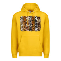 Lemon western animal patterns brushstoke Premium Hoodie - BarkalooDesign