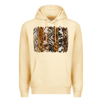 Pina Colada western animal patterns brushstoke Premium Hoodie - BarkalooDesign