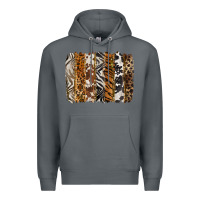 Rock western animal patterns brushstoke Premium Hoodie - BarkalooDesign