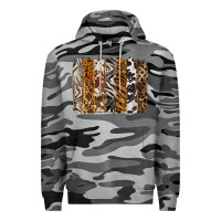 Slate Camo western animal patterns brushstoke Premium Hoodie - BarkalooDesign