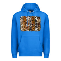 True Royal western animal patterns brushstoke Premium Hoodie - BarkalooDesign