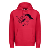 Cardinal cyndaquil Premium Hoodie - linhVisuals