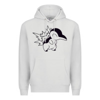 Dove Grey cyndaquil Premium Hoodie - linhVisuals