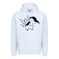 White cyndaquil Premium Hoodie - linhVisuals