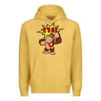 Antique Gold donkey kong Premium Hoodie - linhVisuals