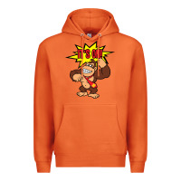 Carrot donkey kong Premium Hoodie - linhVisuals