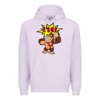 Lilac donkey kong Premium Hoodie - linhVisuals