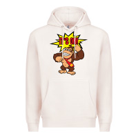 Pale Pink donkey kong Premium Hoodie - linhVisuals