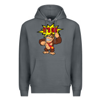 Rock donkey kong Premium Hoodie - linhVisuals