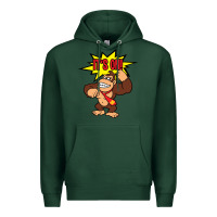Sports Green donkey kong Premium Hoodie - linhVisuals