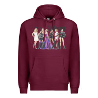 Burgundy reputation  okka Premium Hoodie - linhVisuals