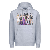 Heather Grey reputation  okka Premium Hoodie - linhVisuals