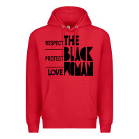 Red respect protect love the black woman Premium Hoodie - linhVisuals