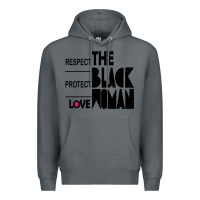 Rock respect protect love the black woman Premium Hoodie - linhVisuals
