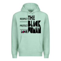 Seafoam respect protect love the black woman Premium Hoodie - linhVisuals