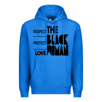 True Royal respect protect love the black woman Premium Hoodie - linhVisuals