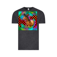 Vintage Black Halloween Quarter Horse Vintage Tee - LillyAllenDesigns