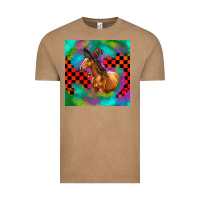 Vintage Coffee Halloween Quarter Horse Vintage Tee - LillyAllenDesigns