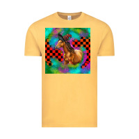 Vintage Mustard Halloween Quarter Horse Vintage Tee - LillyAllenDesigns