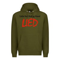 Army Green restore the wolf defender of wildlife back Premium Hoodie - linhVisuals