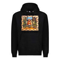Black restore the wolf defenders of wildlife Premium Hoodie - linhVisuals