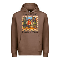 Chestnut restore the wolf defenders of wildlife Premium Hoodie - linhVisuals